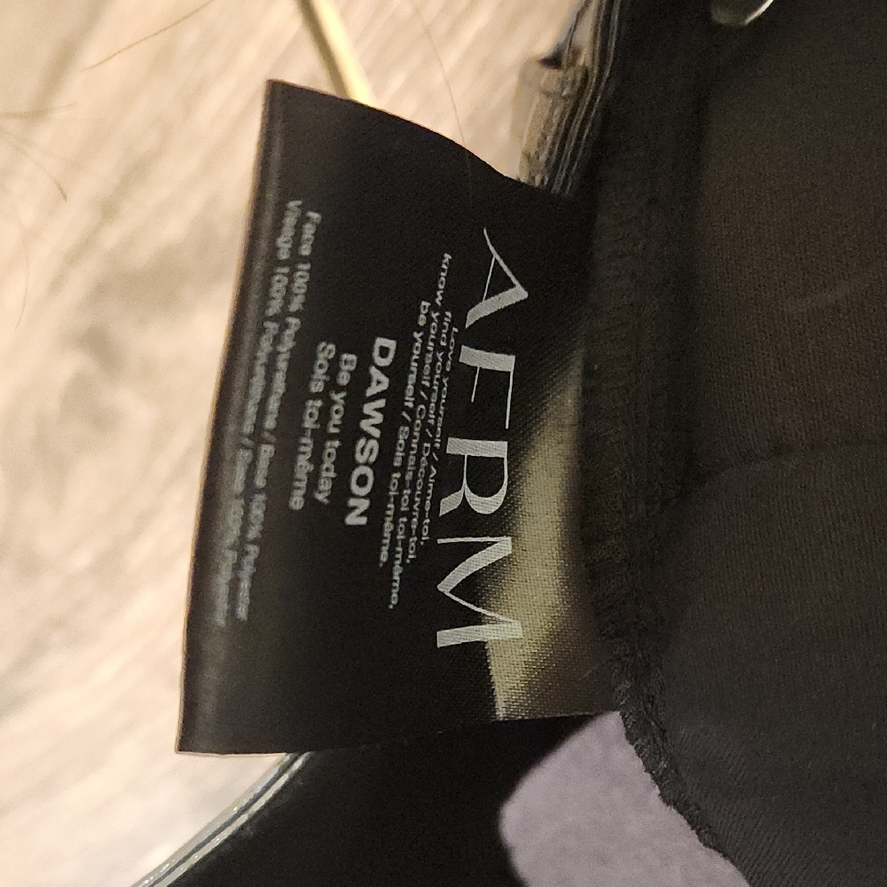 ❤️ NWT! AFRM × REVOLVE DAWSON LOW RISE WIDE LEG VEGAN LEATHER PANTS, 12 (31) - Picture 12 of 13
